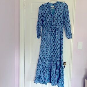 Emerson Fry India Collection women’s blue dress, size XS